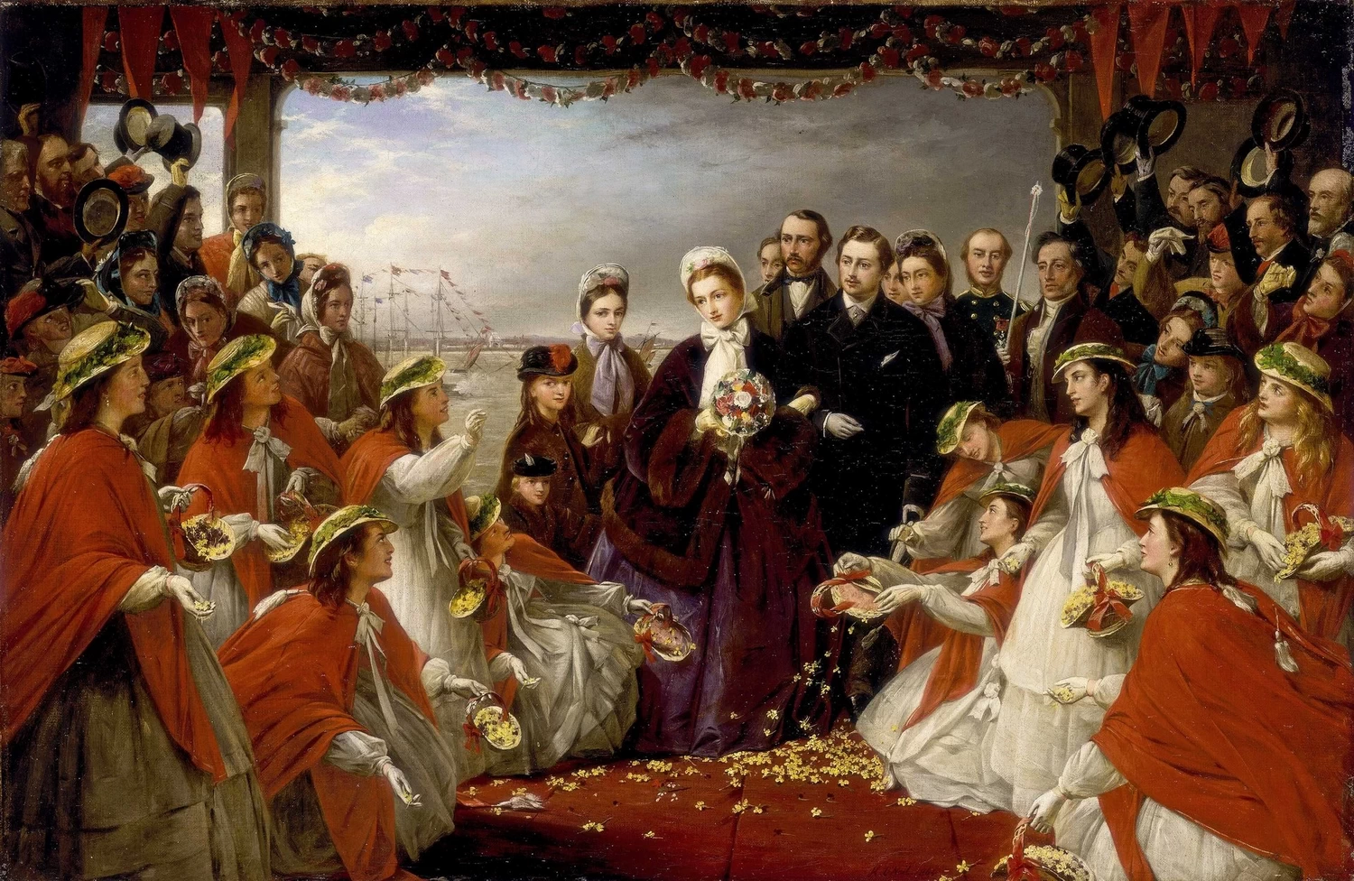 Lo sbarco di Sua Altezza Reale la Principessa Alexandra a Gravesend, 7 marzo 1863